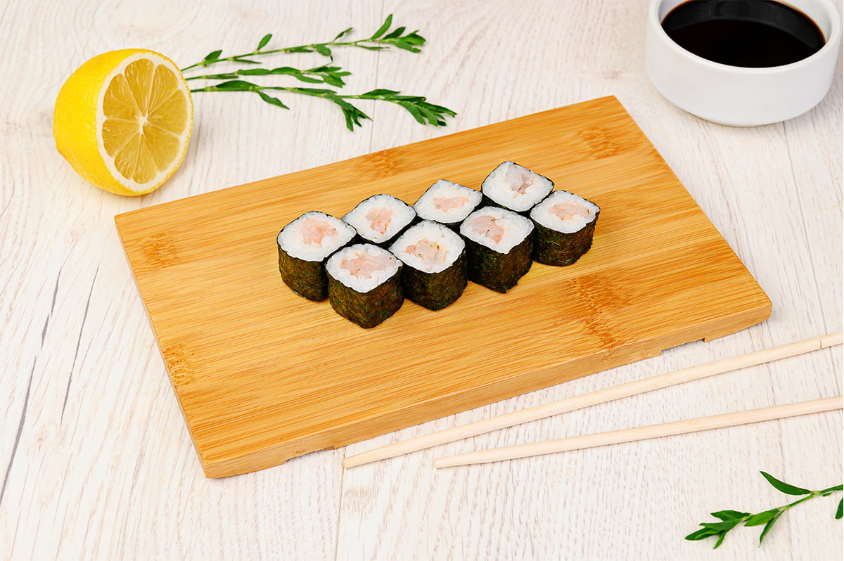 картинка Хосомаки с креветкой от магазина Sushi-Love